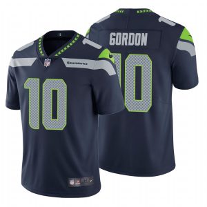 Men's Seattle Seahawks #10 Josh Gordon Navy NFL Vapor Untouchable Limited Stitched Jersey - Custom Name