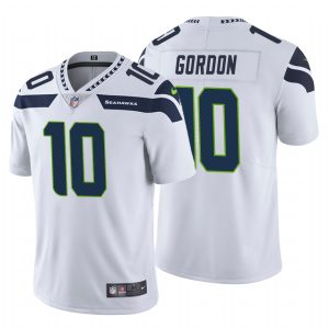 Men's Seattle Seahawks #10 Josh Gordon White NFL Vapor Untouchable Limited Stitched Jersey - Custom Name