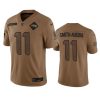 Men's Seattle Seahawks #11 Jaxon Smith-Njigba 2023 Brown Salute To Service Limited Stitched Football Jersey - Custom Name