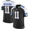 Men's Seattle Seahawks #11 Jaxon Smith-Njigba Black F.U.S.E. Vapor Throwback Limited Stitched Football Jersey - Custom Name