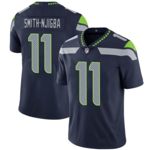 Men's Seattle Seahawks #11 Jaxon Smith-Njigba Navy 2023 Draft Vapor Untouchable Stitched Jersey - Custom Name