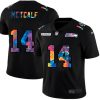 Men's Seattle Seahawks #14 D.K. Metcalf Black NFL 2020 Crucial Catch Limited Stitched Jersey - Custom Name