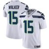 Men's Seattle Seahawks #15 P.J. Walker White Vapor Limited Stitched Football Jersey - Custom Name