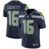 Men's Seattle Seahawks #16 Tyler Lockett College Navy Vapor Untouchable Limited Stitched NFL Jersey - Custom Name