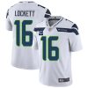 Men's Seattle Seahawks #16 Tyler Lockett White 2019 100th Season Vapor Untouchable Limited Stitched NFL Jersey - Custom Name