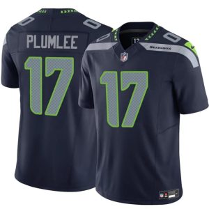 Men's Seattle Seahawks #17 John Rhys Navy 2024 F.U.S.E Vapor Limited Stitched Football Jersey - Custom Name
