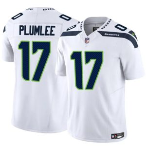 Men's Seattle Seahawks #17 John Rhys White 2024 F.U.S.E Vapor Limited Stitched Football Jersey - Custom Name