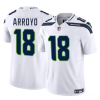 Men's Seattle Seahawks #18 Elijah Arroyo White 2025 Draft F.U.S.E. Vapor Limited Stitched Football Jersey - Custom Name