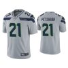 Men's Seattle Seahawks #21 Adrian Peterson Grey Vapor Untouchable Limited Stitched Jersey - Custom Name
