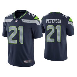 Men's Seattle Seahawks #21 Adrian Peterson Navy Vapor Untouchable Limited Stitched Jersey - Custom Name