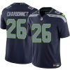Men's Seattle Seahawks #26 Zach Charbonnet Navy 2024 F.U.S.E Vapor Limited Stitched Football Jersey - Custom Name