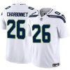 Men's Seattle Seahawks #26 Zach Charbonnet White 2024 F.U.S.E Vapor Limited Stitched Football Jersey - Custom Name