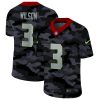 Men's Seattle Seahawks #3 Russell Wilson 2020 Camo Limited Stitched Jersey - Custom Name