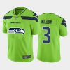 Men's Seattle Seahawks #3 Russell Wilson Green 2020 Team Big Logo Limited Stitched Jersey - Custom Name