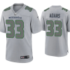 Men's Seattle Seahawks #33 Jamal Adams Grey Atmosphere Fashion Stitched Game Jersey - Custom Name
