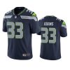 Men's Seattle Seahawks #33 Jamal Adams Navy NFL Vapor Untouchable Limited Stitched Jersey - Custom Name
