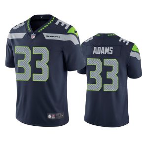 Men's Seattle Seahawks #33 Jamal Adams Navy NFL Vapor Untouchable Limited Stitched Jersey - Custom Name