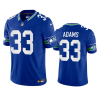 Men's Seattle Seahawks #33 Jamal Adams Royal 2023 F.U.S.E. Vapor Limited Throwback Stitched Jersey - Custom Name