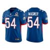 Men's Seattle Seahawks #54 Bobby Wagner 2022 Royal NFC Pro Bowl Stitched Jersey - Custom Name
