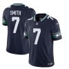 Men's Seattle Seahawks #7 Geno Smith 2023 F.U.S.E. Navy Limited Stitched Football Jersey - Custom Name