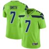Men's Seattle Seahawks #7 Geno Smith Green Vapor Untouchable Limited Stitched Jersey1 - Custom Name