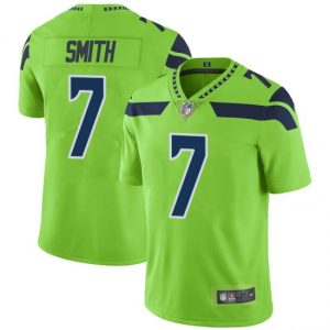 Men's Seattle Seahawks #7 Geno Smith Green Vapor Untouchable Limited Stitched Jersey1 - Custom Name
