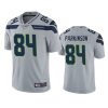 Men's Seattle Seahawks #84 Colby Parkinson Grey Vapor Untouchable Limited Stitched Jersey - Custom Name