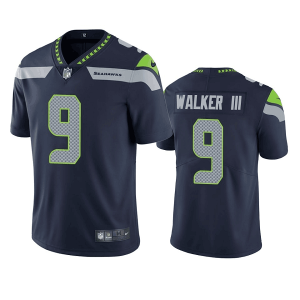 Men's Seattle Seahawks #9 Kenneth Walker III Navy Vapor Untouchable Limited Stitched Jersey - Custom Name