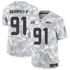 Men's Seattle Seahawks #91 Byron Murphy II 2024 F.U.S.E Arctic Camo Salute to Service Limited Stitched Football Jersey - Custom Name