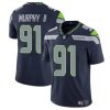 Men's Seattle Seahawks #91 Byron Murphy II Navy 2024 Draft Vapor Limited Stitched Football Jersey - Custom Name