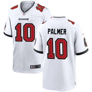 Men's Tampa Bay Buccaneers #10 Trey Palmer White Stitched Game Jersey - Custom Name