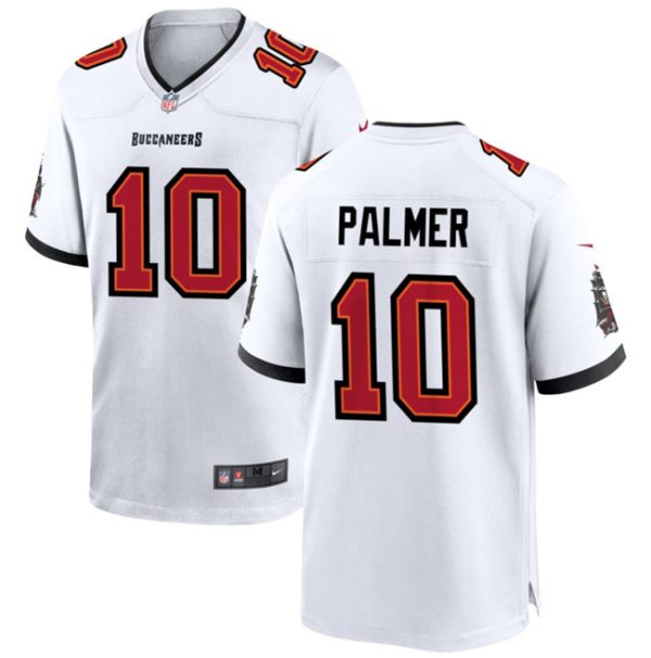 Men's Tampa Bay Buccaneers #10 Trey Palmer White Stitched Game Jersey - Custom Name