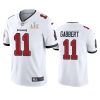 Men's Tampa Bay Buccaneers #11 Blaine Gabbert White NFL 2021 Super Bowl LV Limited Stitched Jersey - Custom Name