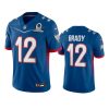 Men's Tampa Bay Buccaneers #12 Tom Brady 2022 Royal Pro Bowl Stitched Jersey - Custom Name