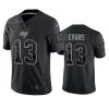 Men's Tampa Bay Buccaneers #13 Mike Evans Black Reflective Limited Stitched Jersey - Custom Name