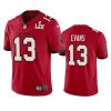 Men's Tampa Bay Buccaneers #13 Mike Evans Red NFL 2021 Super Bowl LV Limited Stitched Jersey - Custom Name