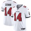 Men's Tampa Bay Buccaneers #14 Chris Godwin 2020 White Vapor Untouchable Limited Stitched NFL - Custom Name