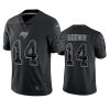 Men's Tampa Bay Buccaneers #14 Chris Godwin Black Reflective Limited Stitched Jersey - Custom Name