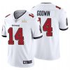 Men's Tampa Bay Buccaneers #14 Chris Godwin White NFL 2021 Super Bowl LV Limited Stitched Jersey - Custom Name