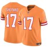 Men's Tampa Bay Buccaneers #17 Sterling Shepard Orange F.U.S.E. Throwback Limited Stitched Jersey - Custom Name