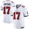 Men's Tampa Bay Buccaneers #17 Sterling Shepard White Vapor Limited Stitched Jersey - Custom Name