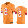 Men's Tampa Bay Buccaneers #2 Kyle Trask Orange 2023 F.U.S.E. Throwback Limited Stitched Jersey - Custom Name