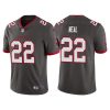 Men's Tampa Bay Buccaneers #22 Keanu Neal Grey Vapor Untouchable Limited Stitched Jersey - Custom Name