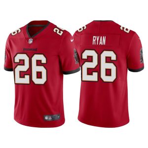 Men's Tampa Bay Buccaneers #26 Logan Ryan Red Vapor Untouchable Limited Stitched Jersey - Custom Name