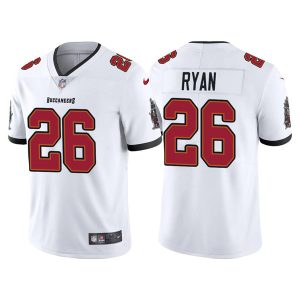 Men's Tampa Bay Buccaneers #26 Logan Ryan White Vapor Untouchable Limited Stitched Jersey - Custom Name