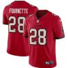 Men's Tampa Bay Buccaneers #28 Leonard Fournette Red NFL Vapor Untouchable Limited Stitched Jersey - Custom Name