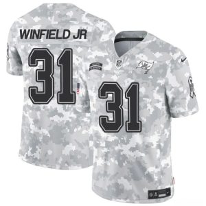 Men's Tampa Bay Buccaneers #31 Antoine Winfield Jr. 2024 F.U.S.E Arctic Camo Salute to Service Limited Stitched Football Jersey - Custom Name