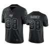 Men's Tampa Bay Buccaneers #38 Kenjon Barner Black Reflective Limited Stitched Jersey - Custom Name