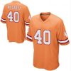 Men's Tampa Bay Buccaneers #40 Mike Alstott Orange Stitched Jersey - Custom Name