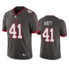 Men's Tampa Bay Buccaneers #41 Ko Kieft Grey Vapor Untouchable Limited Stitched Jersey - Custom Name